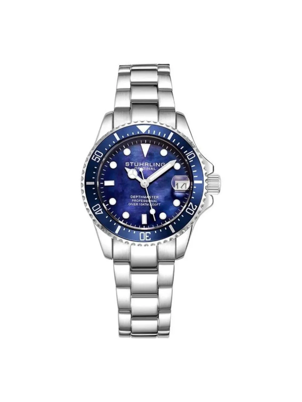 NWT Stuhrling Original Vogue Quartz Blue Dial Ladies Watch
